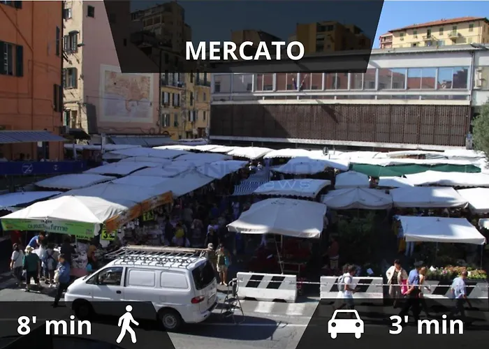 In Piazza Colombo A 300mt Dal Mare * Sanremo